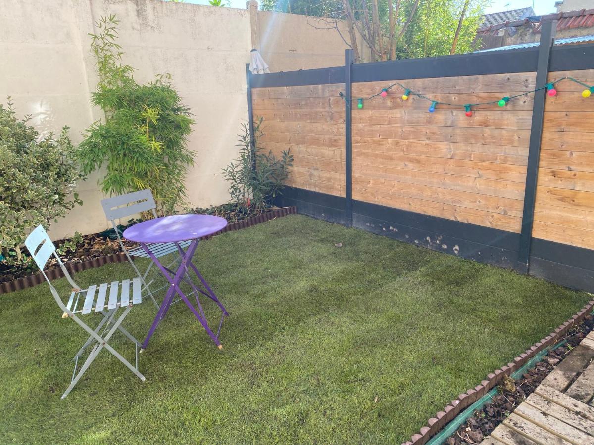 Au Cosy Garden Apartment Reims Exterior photo